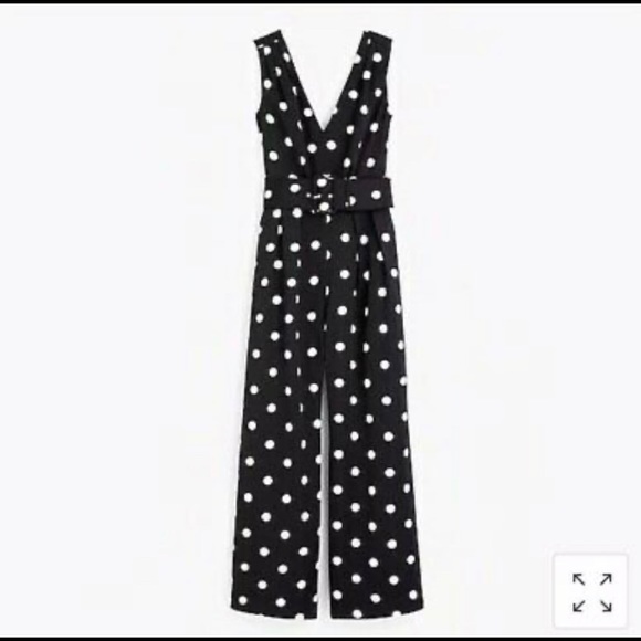 J Crew Dresses Nwt Jcrew Polka Dot Jumpsuit Poshmark